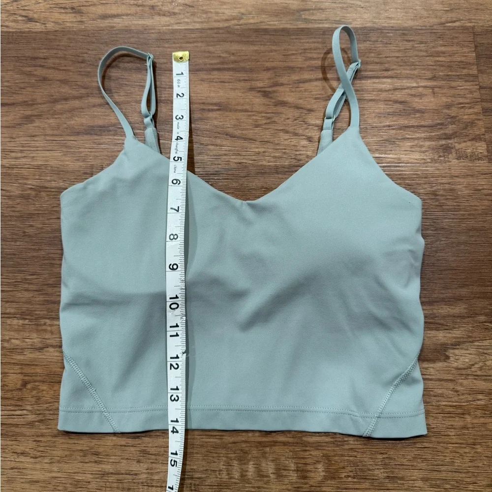 lululemon align cropped cami tank top *light support A/B cup size 4
